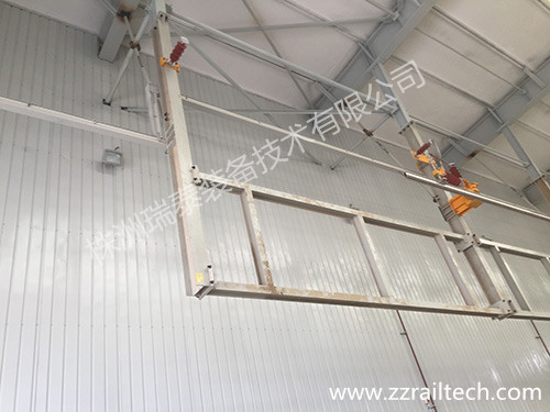 西安大功率基地調試接觸網